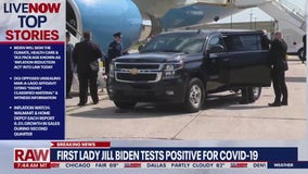 First lady tests positive for COVID-19, White House says