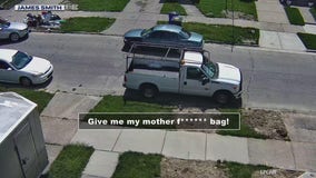 Woman chases man over bag of weed in Detroit, car flips