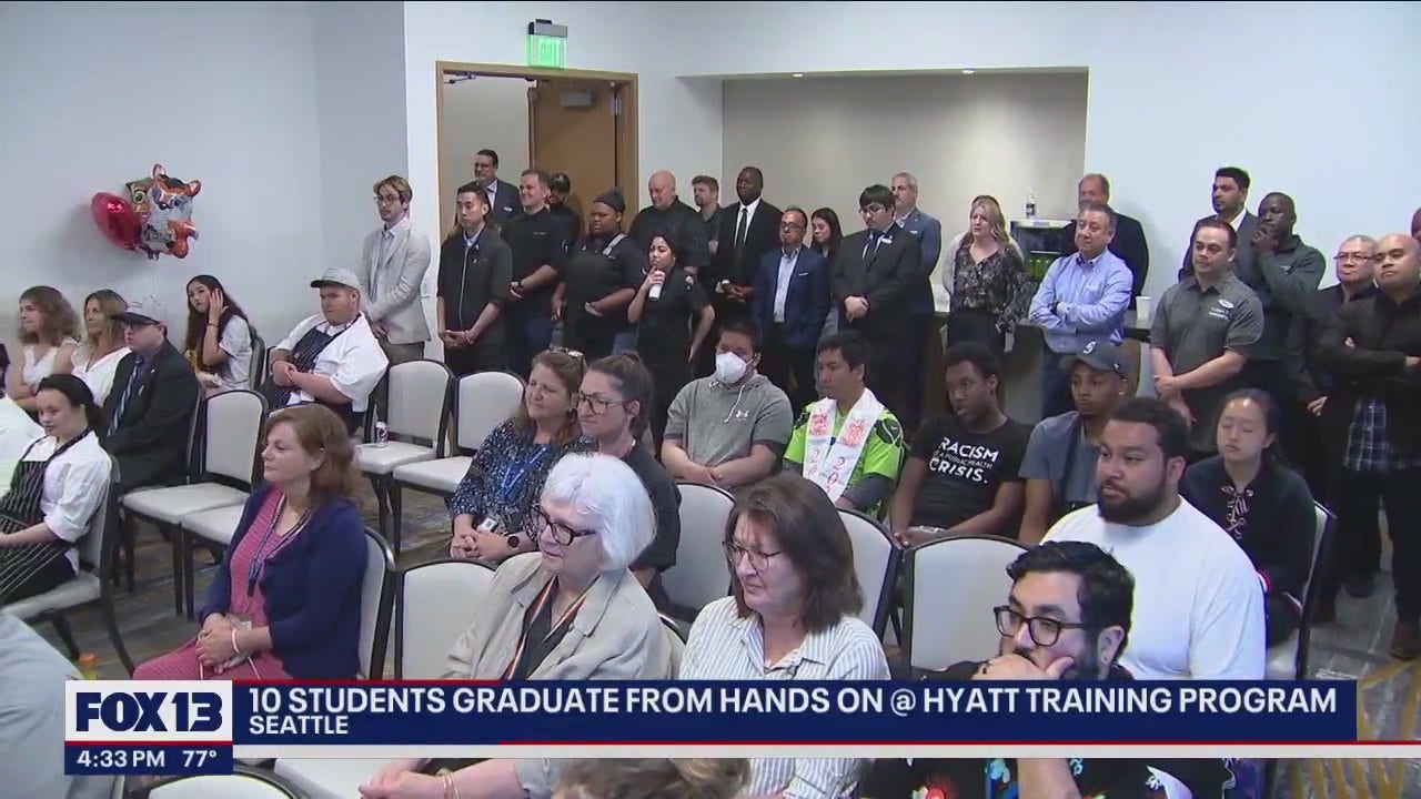 10 students graduate from Hyatt Hospitality Training Program | FOX 13 ...