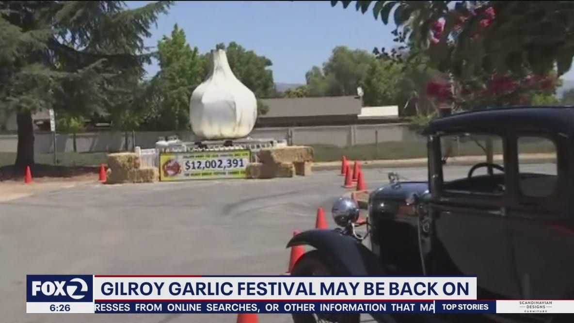 Gilroy Garlic Festival is back on after being canceled last week