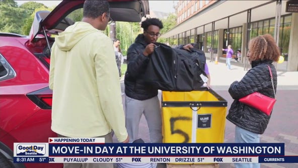 Move-in day at the University of Washington