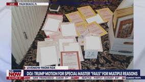 Trump posts response to released images of documents from FBI search of Mar-a-Lago | LiveNOW from FOX
