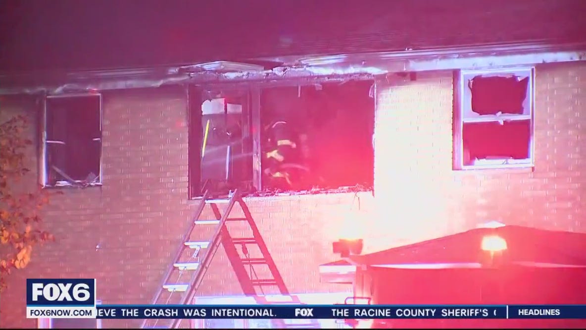 Kenosha fire investigated as arson; father, son dead