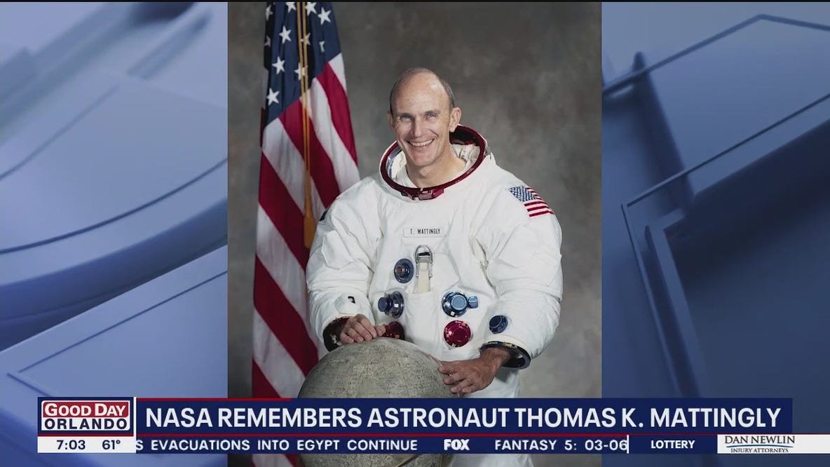 Apollo astronaut Thomas K. Mattingly dies