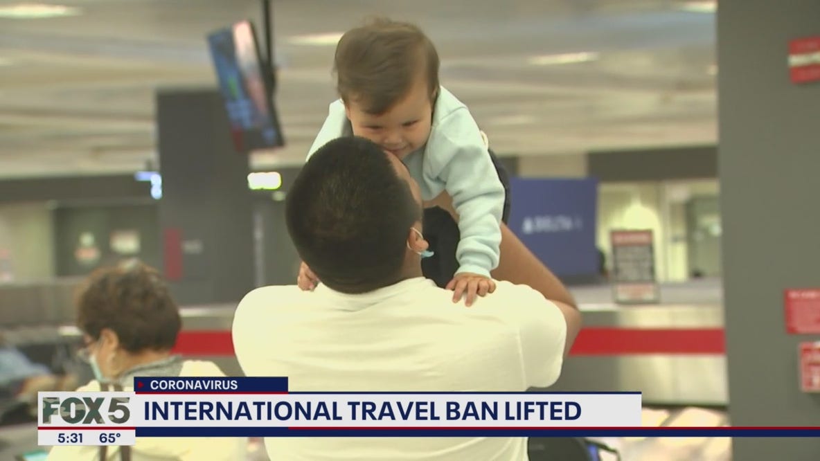 International travel ban lifted