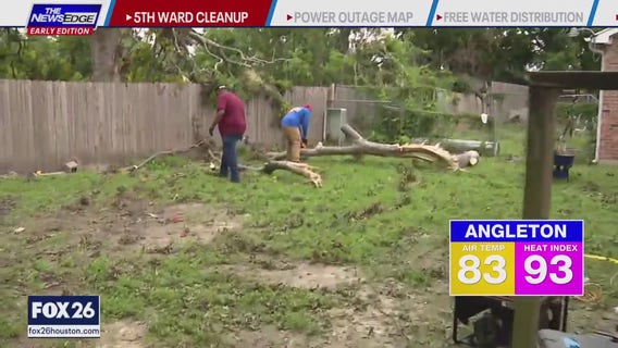 Houston storm: Harris County teams up with Union Apprentices for post-storm cleanup