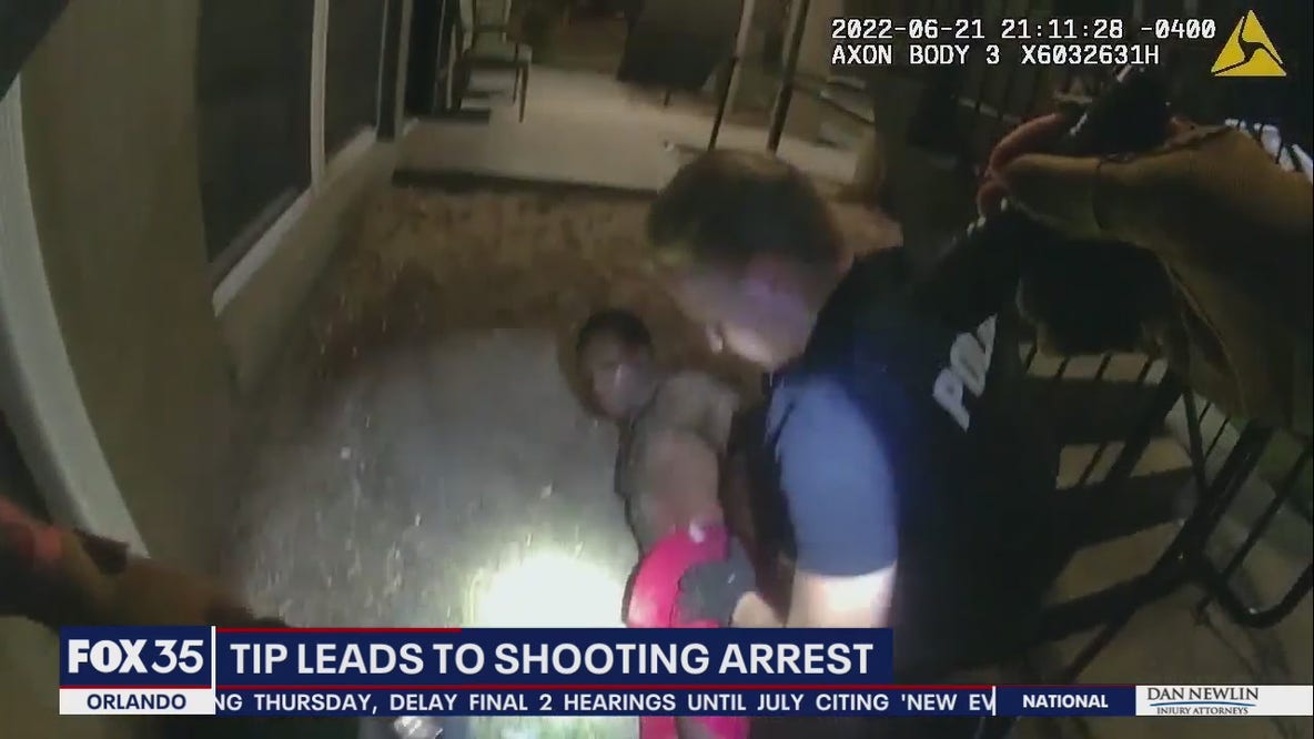 Body camera video shows arrest of DeBary IHOP murder suspect