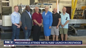 Preckwinle attends 'Metal Hubs' launching in Crestwood