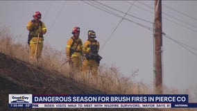 Dangerous season for brush fires in Pierce Co