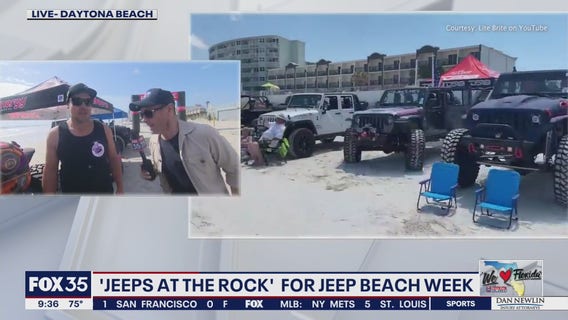 'Jeeps at the rock' for Jeep Beach Week