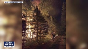 Greenwood fire: Media allowed to survey devastation left by wildfire in Superior National Forest