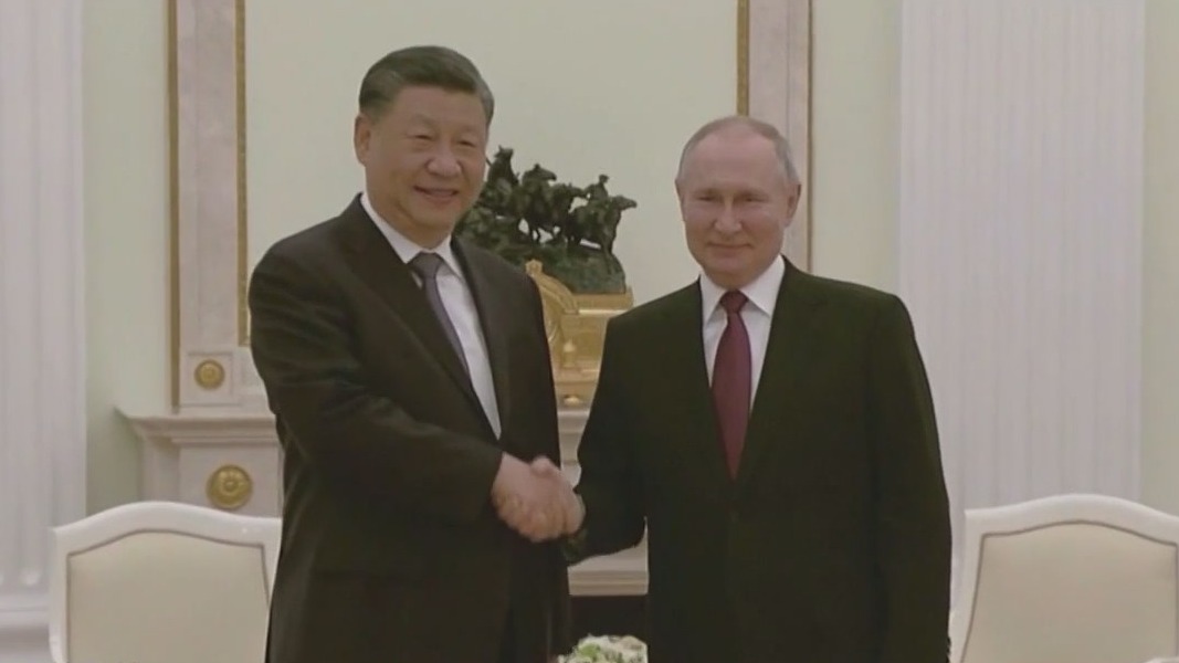 Putin welcomes China's Xi to Kremlin amid Ukraine war