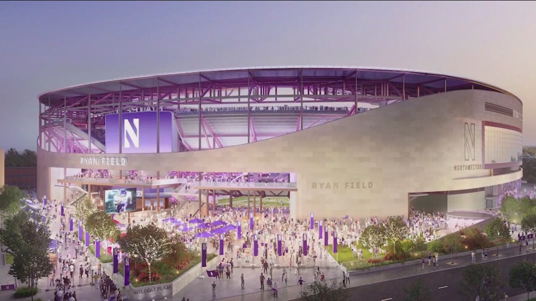 Northwestern's Ryan Field rebuild approved by Evanston leaders