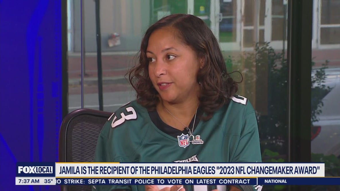 Eagles honor Philadelphia non-profit worker with 2023 NFL Changemaker Award