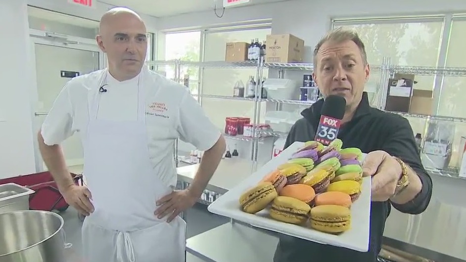 Orlando pastry chef shows how to make French macarons