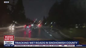 Live report: Tracking wet roads in Snohomish County