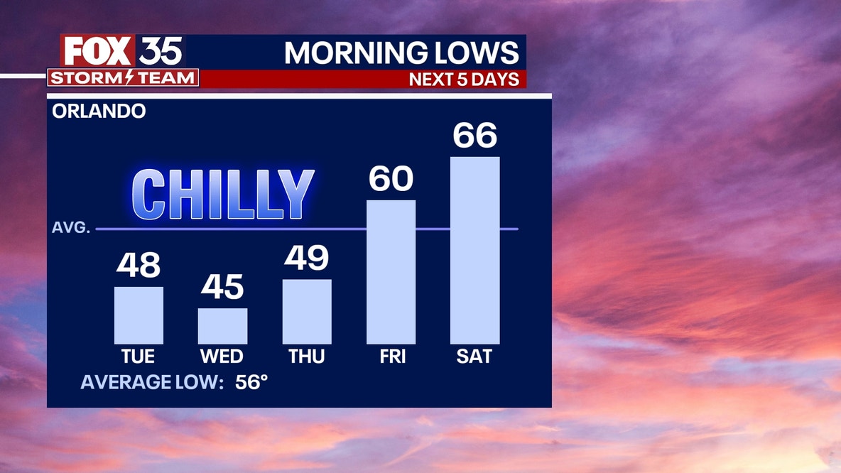 Cold front to bring chilly weather to Florida