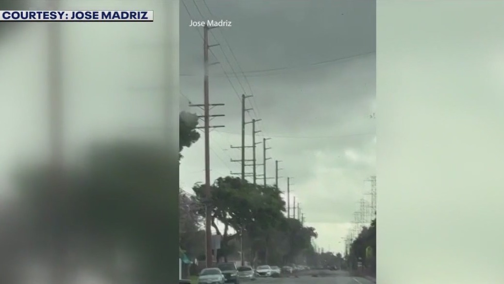 Rare tornado hits LA County