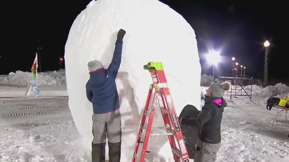 World Snow Sculpting Championship underway