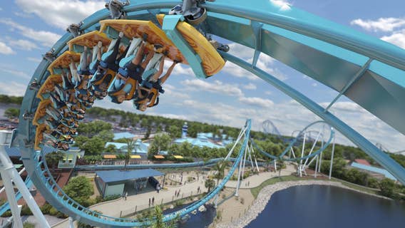 SeaWorld Orlando's Pipeline surf roller coaster to open May 27