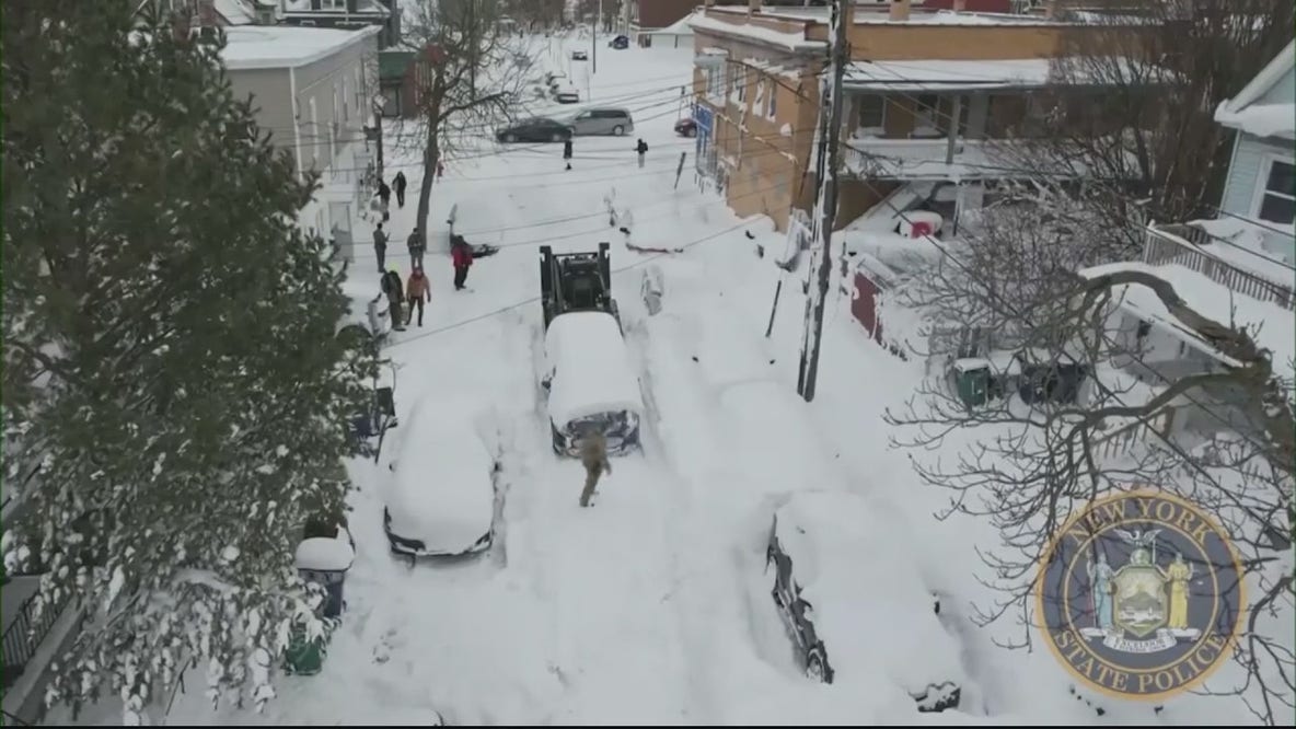 Buffalo continues to dig out from blizzard 'bomb cyclone'