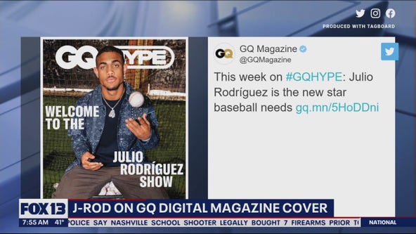 Julio Rodriguez on the cover of GQ digital magazine