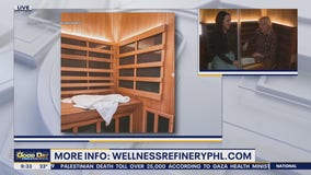Infrared saunas at Old City's Wellness Refinery