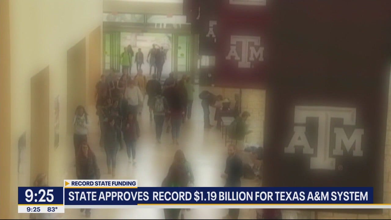 State approves record $1.19 billion for Texas A&M System | FOX 4 Dallas ...