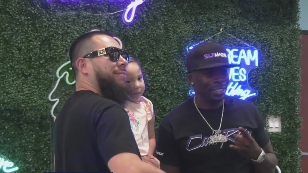 Rapper Lil Keke stops by Howdy Homemade Ice Cream