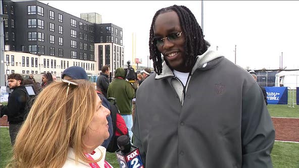 WATCH - Jennifer Hammond catches up with a few of the prospects that will be on hand for the NFL Draft that starts on Thursday