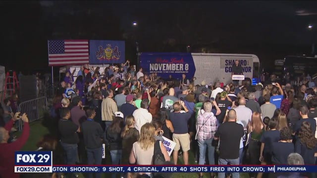 Fetterman, Oz make campaign appearances in Bucks County in final election push for votes