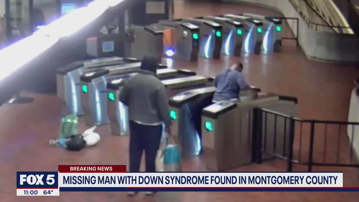 Missing man with Down syndrome found 'safe' at Glenmont Metro Station