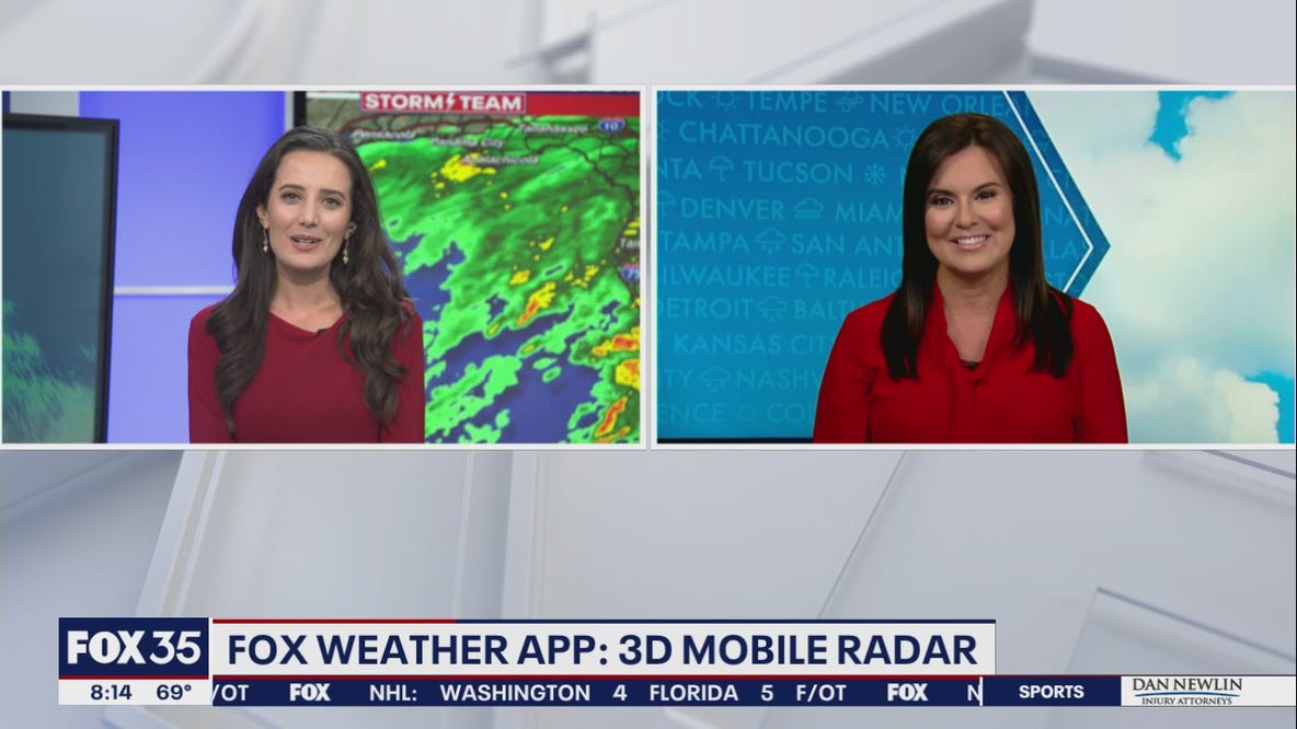 FOX Weather app: 3D mobile radar