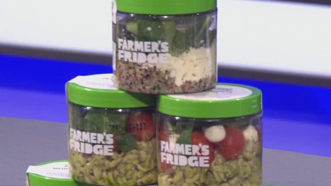Vending machine salad makes healthy food accessible