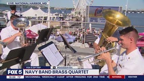 US Navy Band performs at National Harbor!