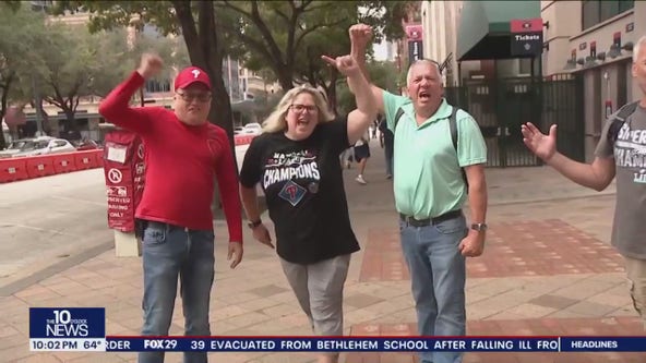 Phillies fans celebrate NLCS win in Northeast Philly 