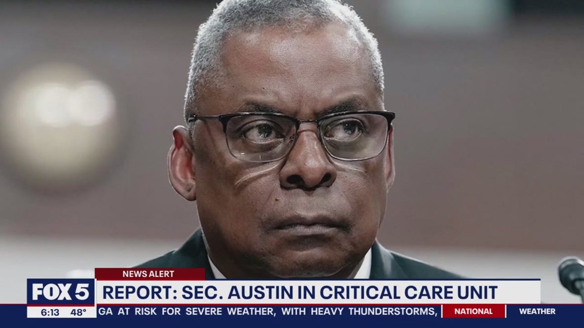Defense Secretary Lloyd Austin in critical care unit