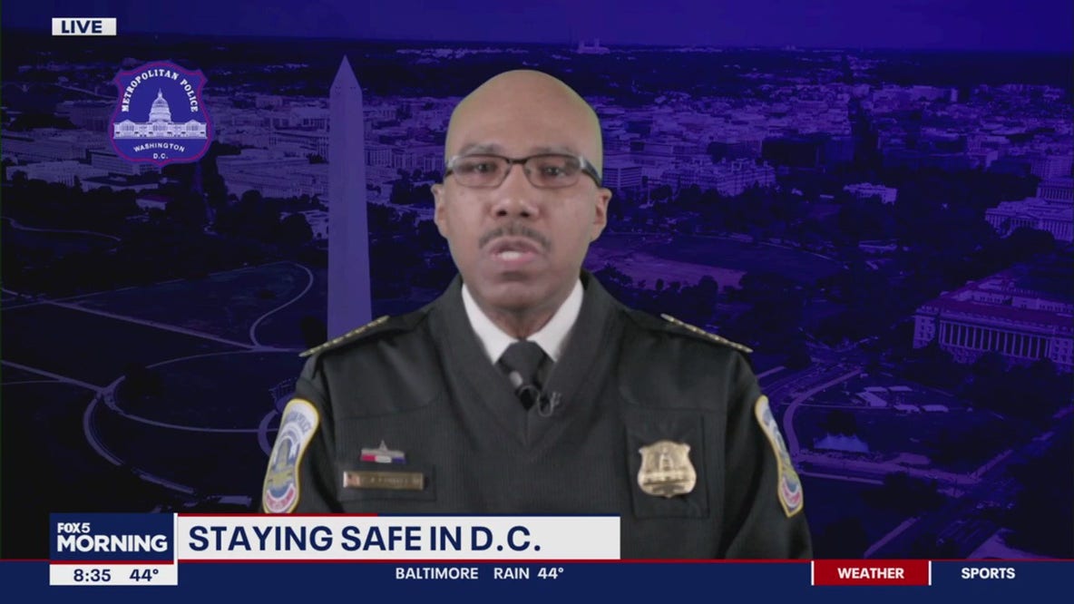 DC Police Chief Robert Contee talks staying safe in the District