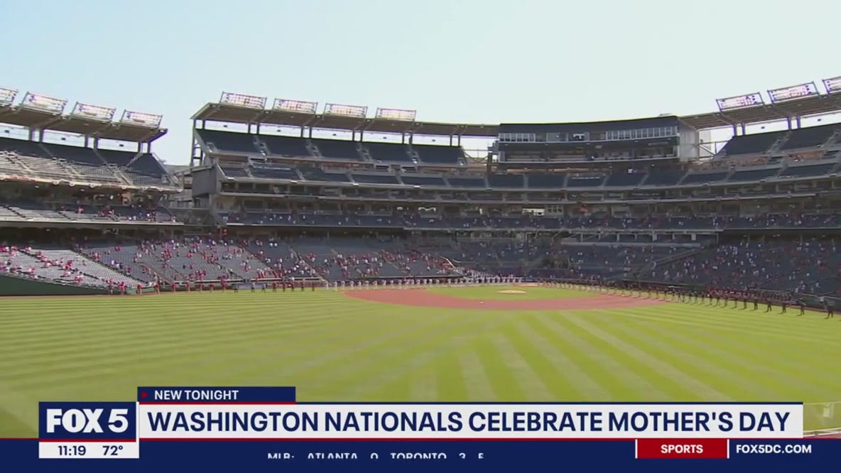 Washington Nationals celebrate Mother's Day