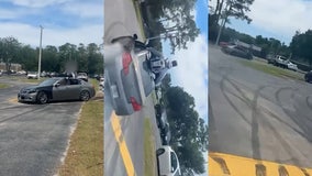 Watch: Florida teens drive reckless in high school parking lot