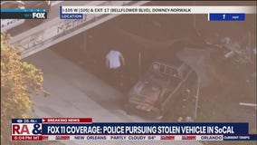 Dangerous police chase in Southern California