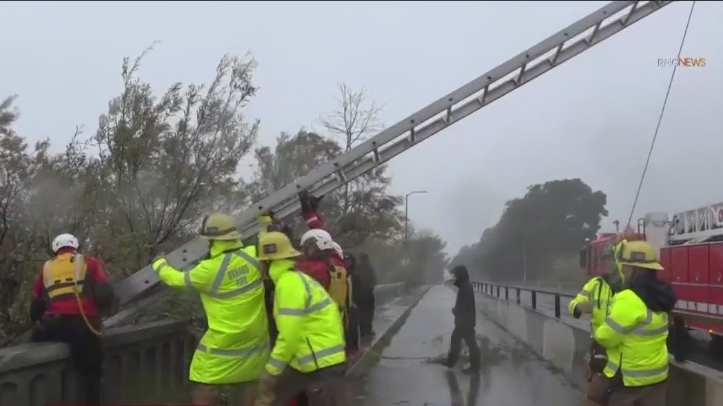 Ventura County crews deal with river rescues, evacuations