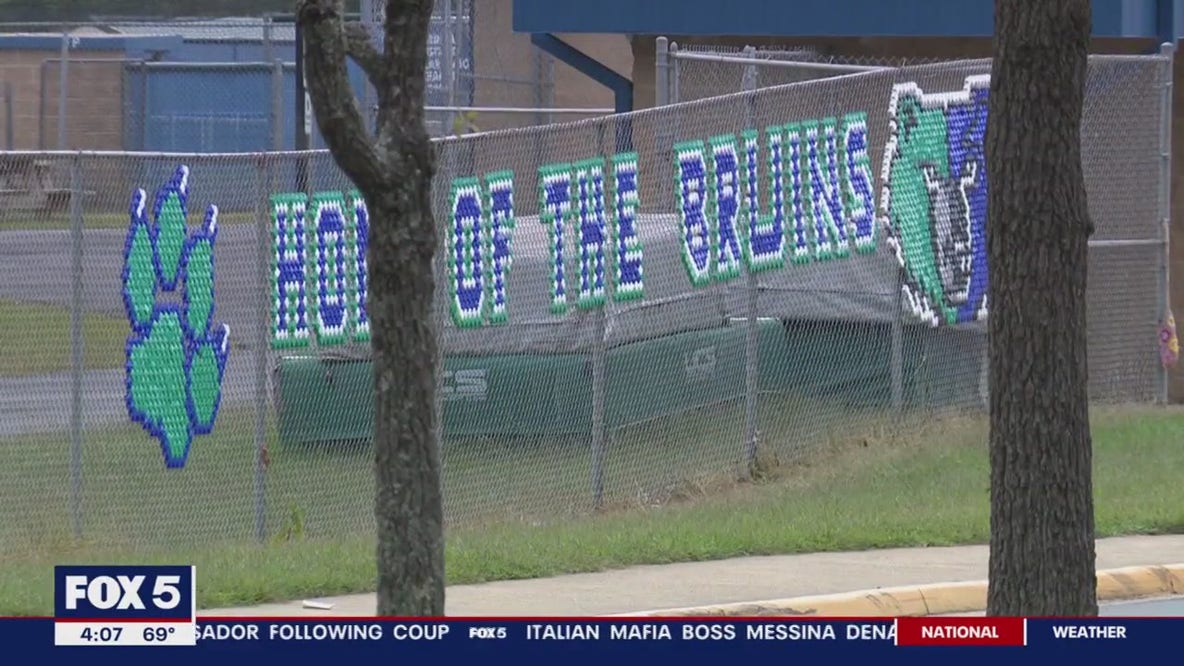 Fight breaks out at high school football game