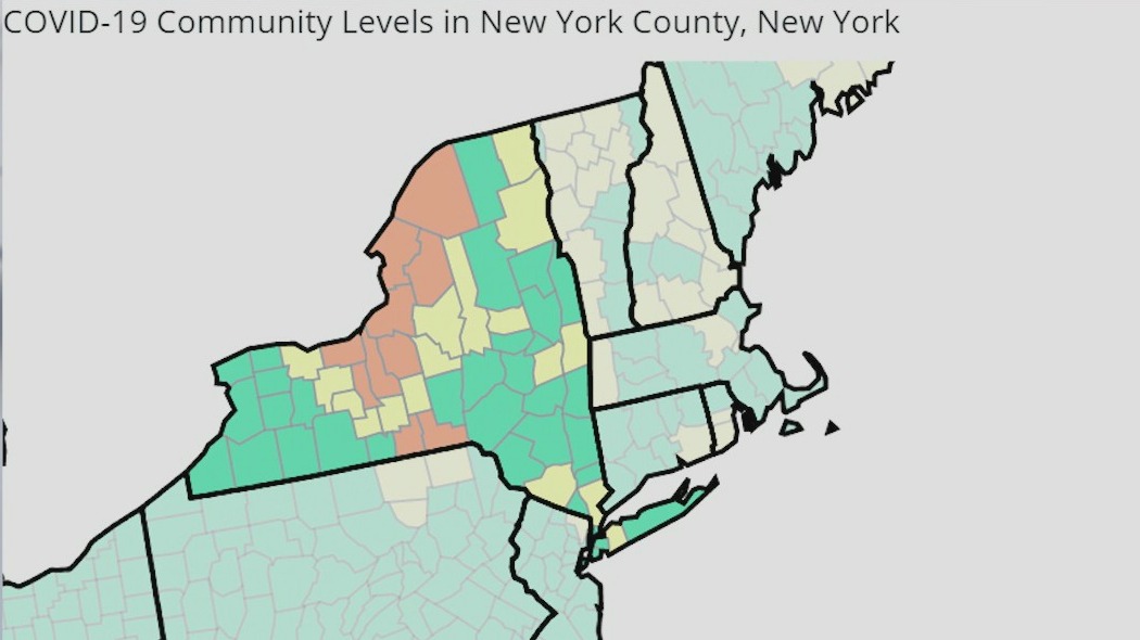 NYC COVID risk level rises
