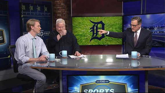 SportsWorks - 2-18-24 -- Dan talking Tigers, Wings, college hoops & Pistons with Wojo & Burchie