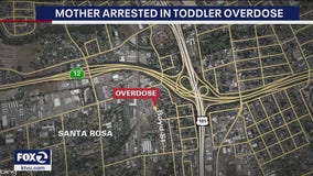 Mother arrested after baby overdoses