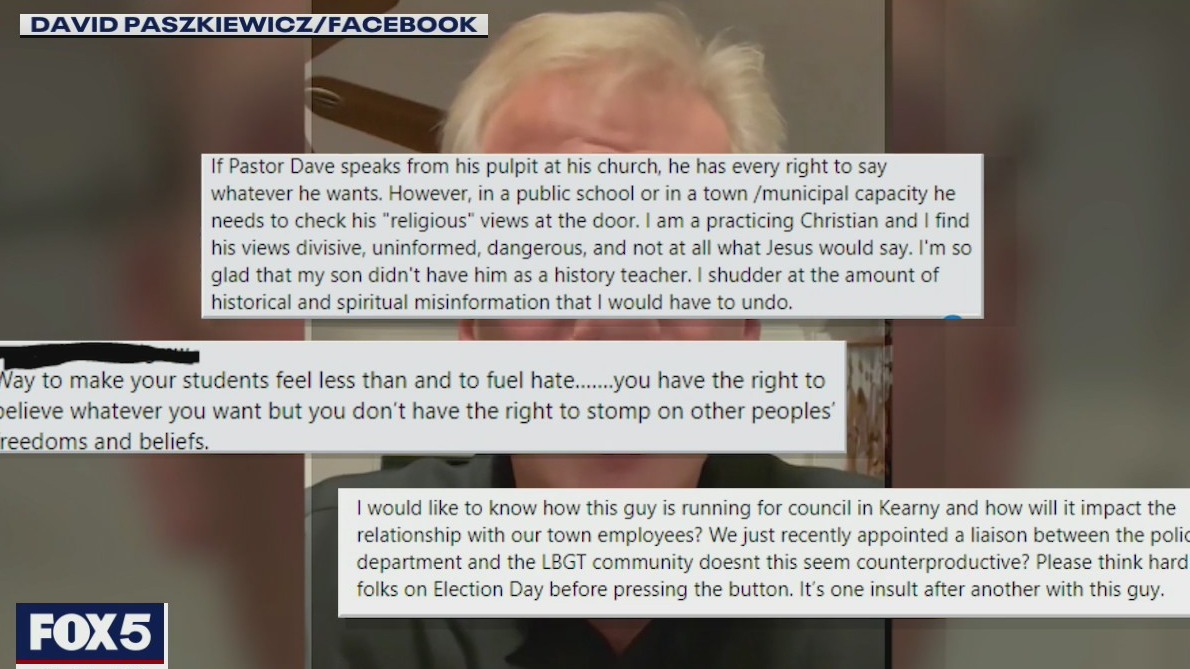 Controversial candidate in Kearny