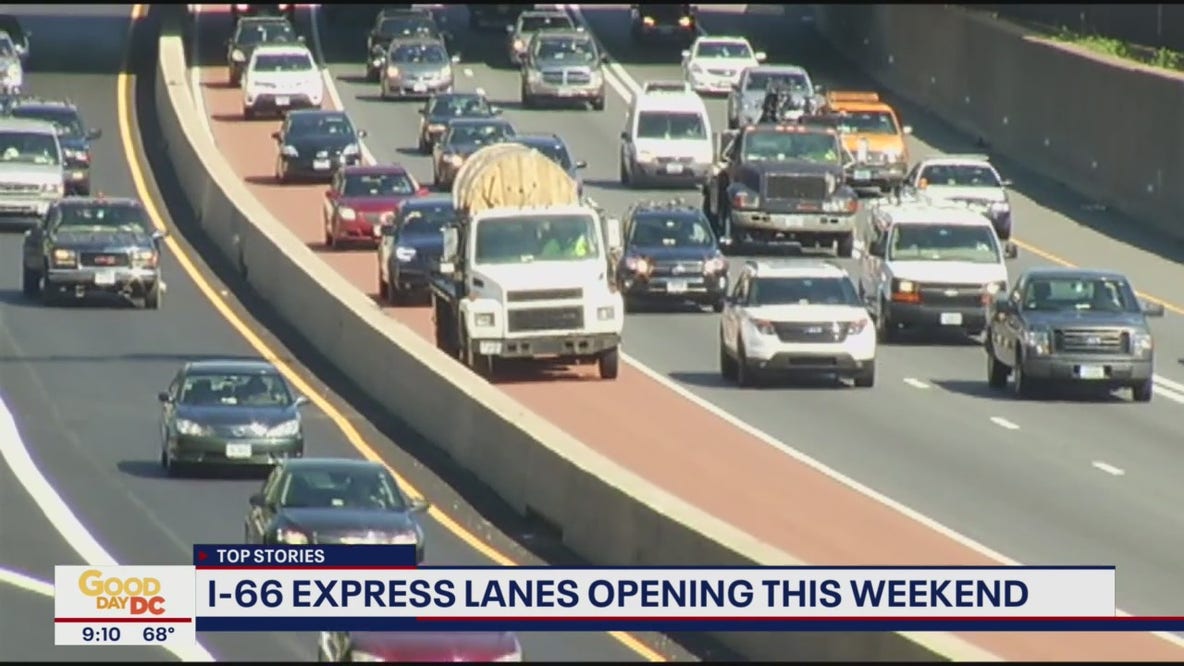New western section of I-66 Express Lanes expected to open this weekend
