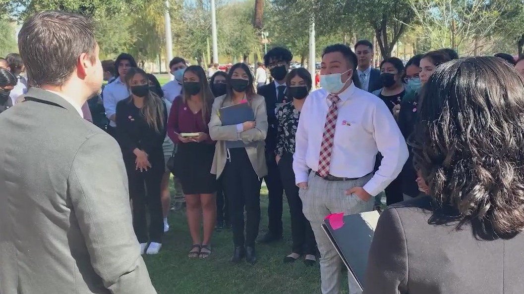 DREAM Act supporters gather at Arizona Capitol to support in-state tuition for undocumented students