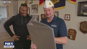 Bijan Robinson provides Super Bowl surprise to Marine vet
